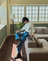 Logan Basic Wide Denim Pants
