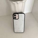 スター柄スマホケース (ガラスバンパー)