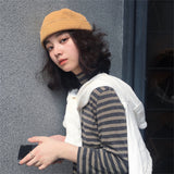 On the Moment Original Denim Watch Cap C3 CAMEL BROWN