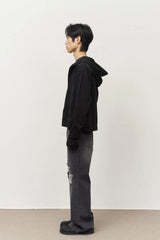 Work Single Zip Hoodie