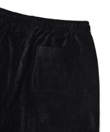 Women’s Semi Bootcut Velvet Banding Pants Black