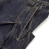 TopBasics Work Washed Barrel Leg Denim Pants