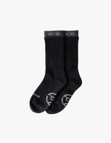 DOUBLE CUFF SOCKS BLACK