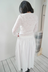 flared shirring skirt (2c)