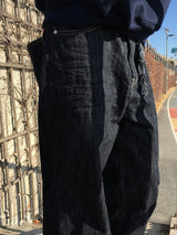 Throw Indigo Embo Washed Denim Pants