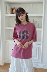 26SS★ ゴースティキャッツ半袖Tシャツ