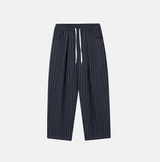 [Unisex] Linen stripe banding pants(2color)