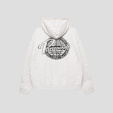 DAMAGED LOGO ZIP HOODIE