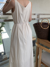 De Mer Square Sleeveless Long Dress / 3 colors