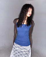 (3color) Star Button Slub Sleeveless Tee