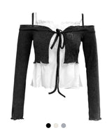 Ruby Frilled Sleeveless & Cardigan Set