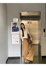 Super Pintuck Wide Cotton Pants