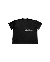 DCxRS ビッグロゴプリントTシャツ ブラック