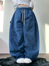 ボスサイズフリーススナップロングパンツ 🧸🩵🤍6カラー