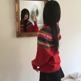 Pomel Nordic Loose Fit Round Knitwear