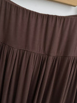 Malia Shirring Banding Maxi Skirt