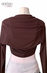Pink chocolate mousse long-sleeve t-shirt