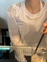 ボタンバミューダスラックス