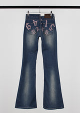 NEEDLEPOINT BOOTSCUT DENIM