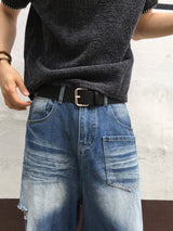 バインドステッチ マッスルフィット ショートスリーブ ニット 6C