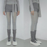 Wool flap shorts