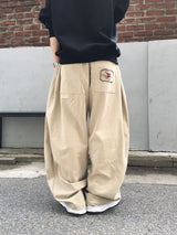 ノバピンタックワイドバルーンパンツ 3C