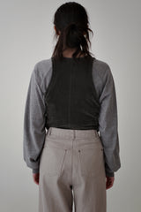 ウォッシュドストレートレッグパンツ, ベージュ