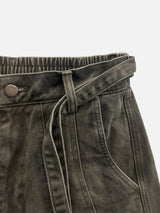 Trenon Belted Washed Balloon Pants 2C
