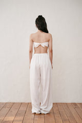 Flower scarf (Ivory)