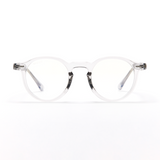 Horn-Trimmed Transparent Glasses Y.LAB 04 C07