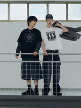 26SS★ FADE DRIFT GRAPHIC CROP HALF T