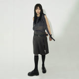 PROPELLER SKIRT: CHARCOAL
