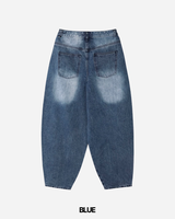 Pove Curved Denim Pants