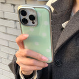ドットテキストシルバーケース (ミント)