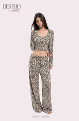 モブ レオパード スリーピース トレーディング セットアップ(LONG PANTS)