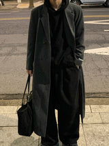  [Premium] Metin Hidden Maxi Wool Coat