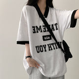 Take color matching line short sleeve