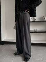 Pauline Scratch Wide Slacks