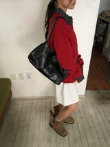 Wire Eyelet Hobo Bag (4color)