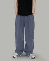 Needle pintuck balloon pants