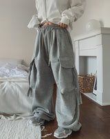 Went Brushed Strap Cargo Training Pants