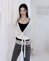Newalrin logo Halter neck sleevelsee top