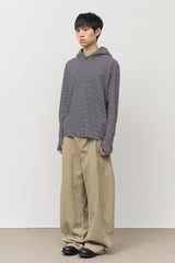 Yen Striped Hooded Top