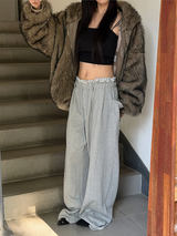 [Unisex] Fur 2way hood zip up(4color)