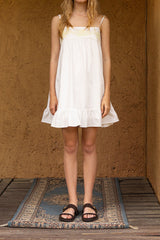 Romantic slip dress_ivory
