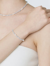 Silver925_パステルパール_ブレスレット (Blue,Pink)