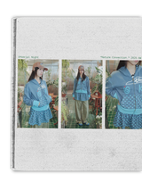 【即日発送】 UsocialNight original retro versatile autumn and winter プリントフード付きスウェットシャツ 水玉模様カーテンセット
