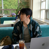 REVIVE ARGYLE CHECK CARDIGAN