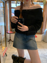 [MADE] Fittney Summer Off-Shoulder Knit