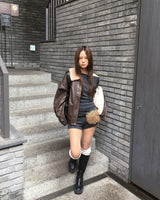 ヴィンテージファーレザージャケット